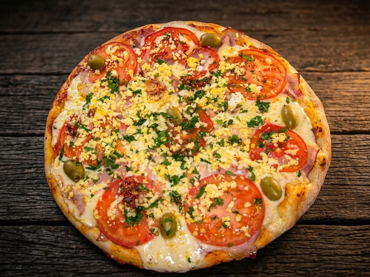 Panceta, tomate y huevo