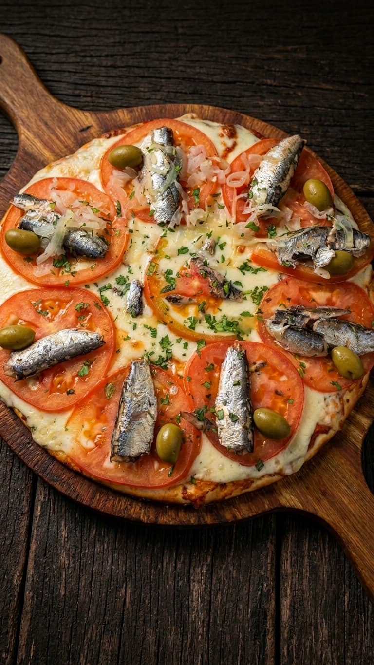 Atún con tomate picado